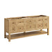 Breckenridge 72" Double Vanity Base Only, Light Natural Oak