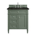 Brittany 30" Single Vanity, Smokey Celadon, w/ 3 CM Phantome Eclos Top
