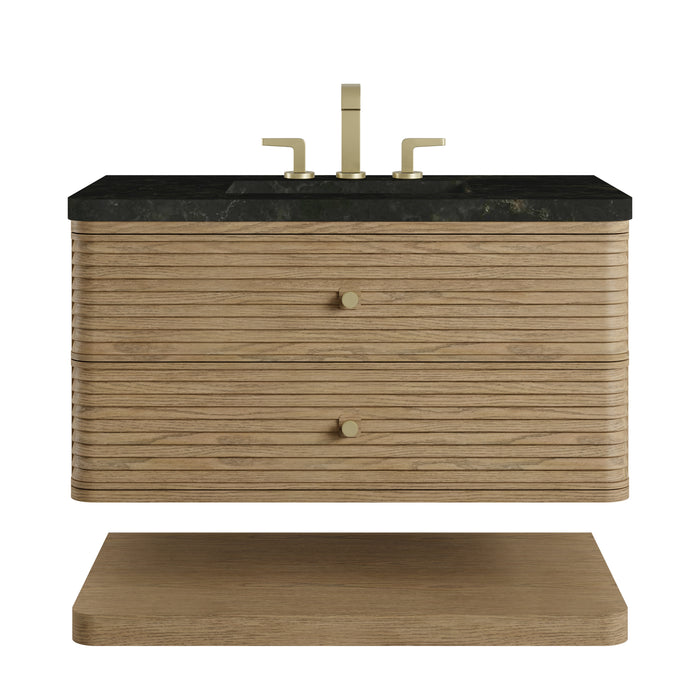 Allamari 36" Single Vanity, Dune Mist w/ 3 CM Phantome Eclos Top