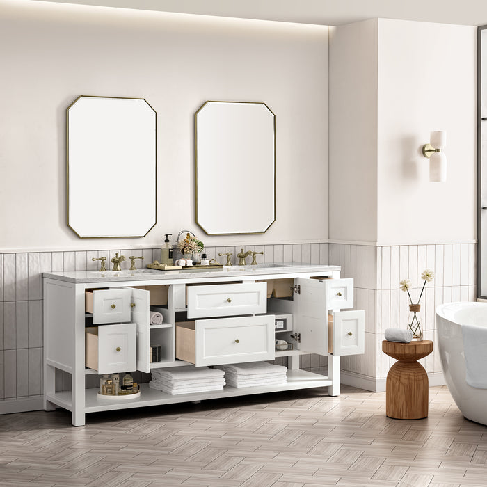 James Martin Vanities Breckenridge 72" Double Vanity Base Only