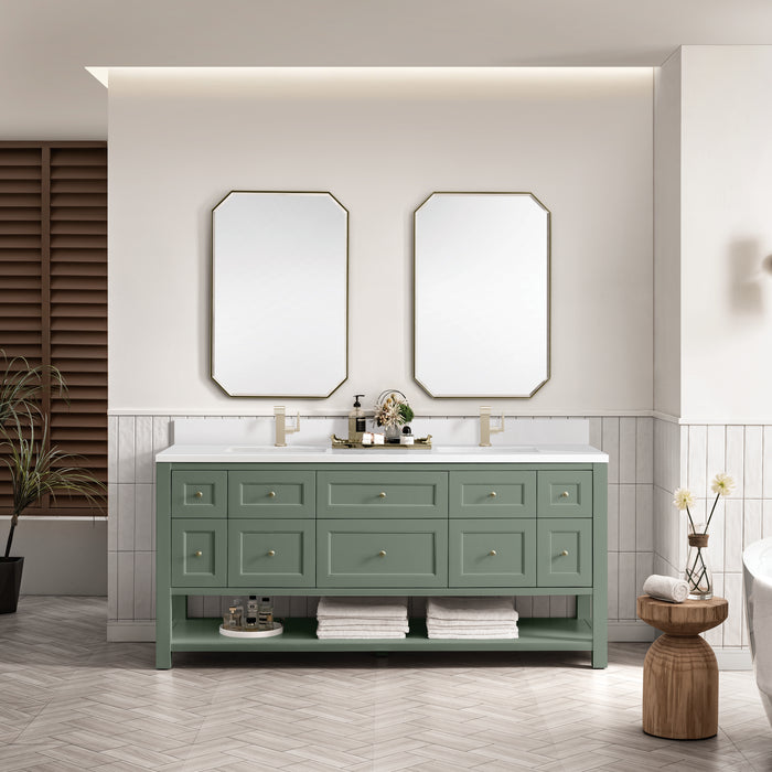 James Martin Vanities Breckenridge 72" Double Vanity