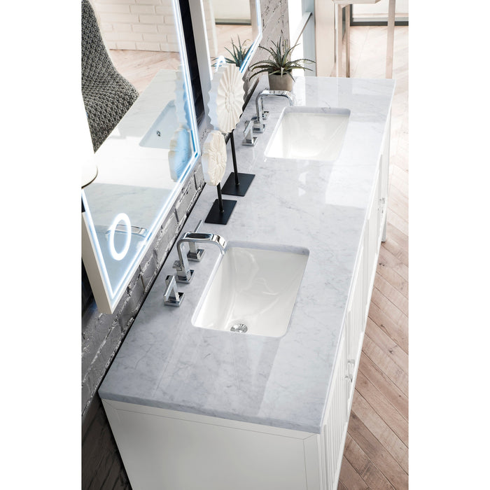 James Martin Vanities Athens 72" Double Bathroom Vanity