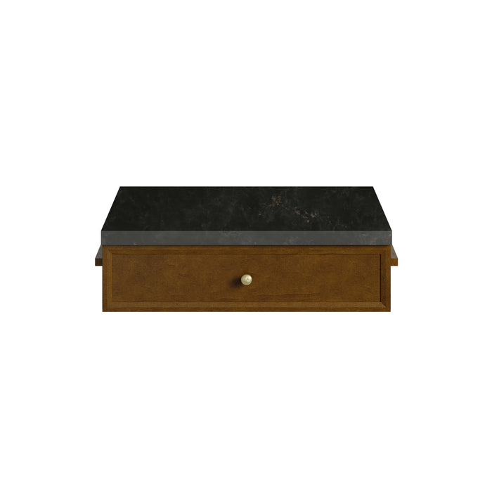 Bellshire 24" Drawer Unit, Honey Oak w/ 3 CM Phantome Eclos Top