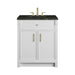 Bellshire 30" Single Vanity, Bright White w/ 3 CM Phantome Eclos Top