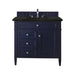 Brittany 36" Single Vanity, Victory Blue, w/ 3 CM Phantome Eclos Top