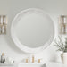 James Martin Terra 30" Mirror in Limestone, shown in a bathroom setting