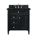 Brittany 30" Single Vanity, Black Onyx, w/ 3 CM Phantome Eclos Top
