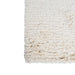 Pasargad Home Paris Shag Collection Hand-Woven Poly & Cotton Area Rug- 9' 0" X 12' 0" , Ivory/Ivory ppsr-13121 9x12