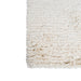 Pasargad Home Paris Shag Collection Hand-Woven Poly & Cotton Area Rug- 4' 0" X 6' 0" , Ivory/Ivory ppsr-13121 4x6