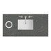 48" Single Top, 3 CM Parisien Bleu Silestone w/ Sink & FreePower Wireless Charger
