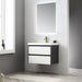 Blossom Berlin – 30 Inch Vanity – Glossy White & Glossy Grey