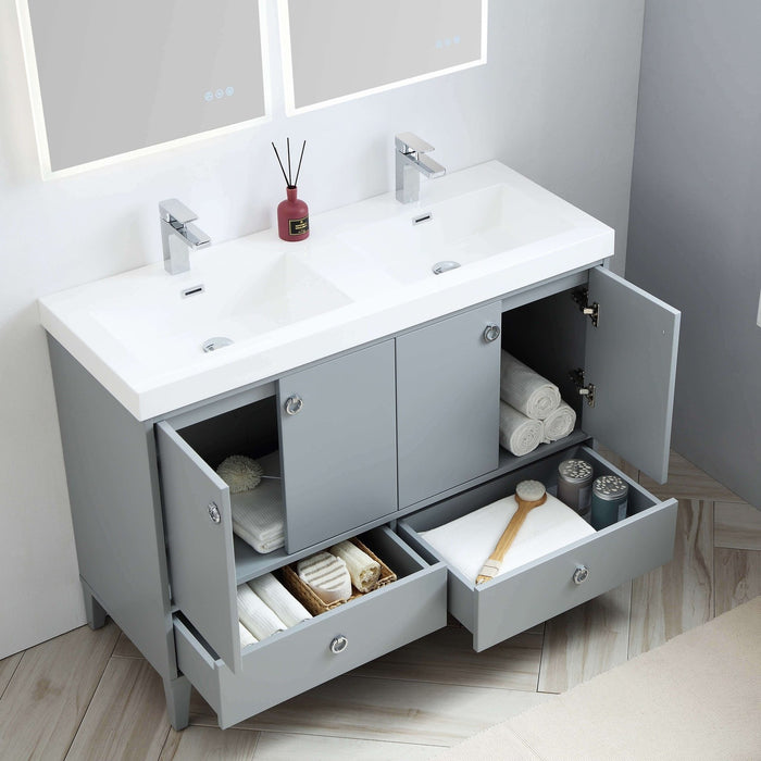Blossom Lyon 48 Inch Bathroom Vanity – Double Sinks
