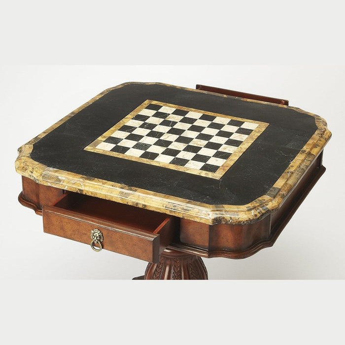 Butler Specialty Company Carlyle Fossil Stone Game Table, Multi-Color 506070