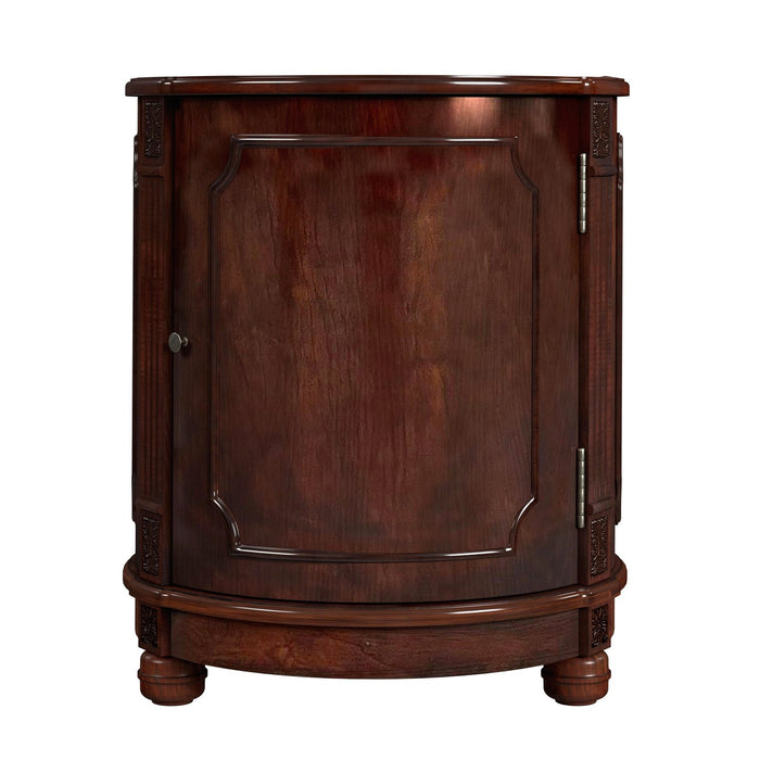 Butler Specialty Company Thurmond Drum 20""W Drum Side Table, Medium Brown 584024