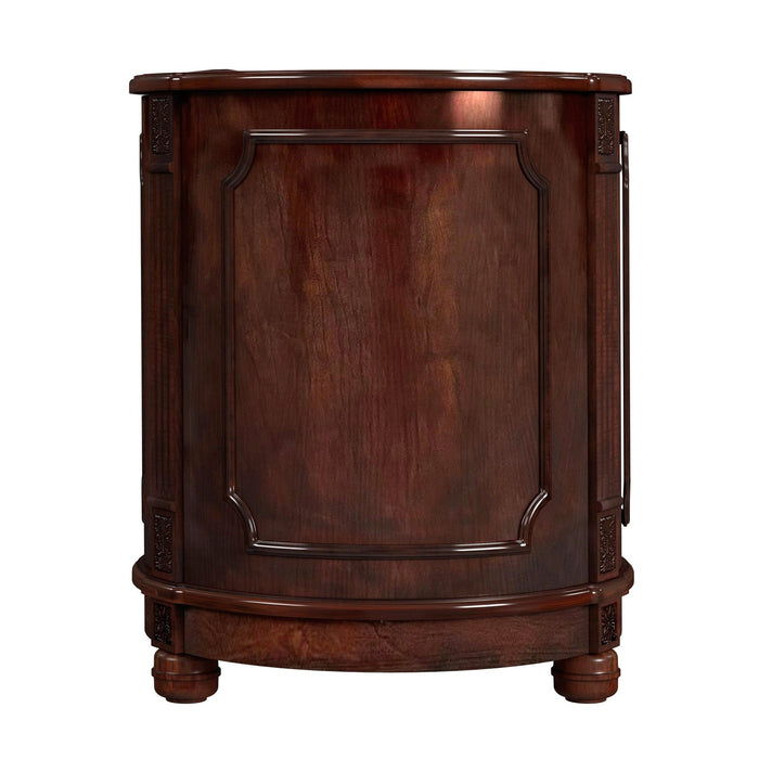 Butler Specialty Company Thurmond Drum 20""W Drum Side Table, Medium Brown 584024