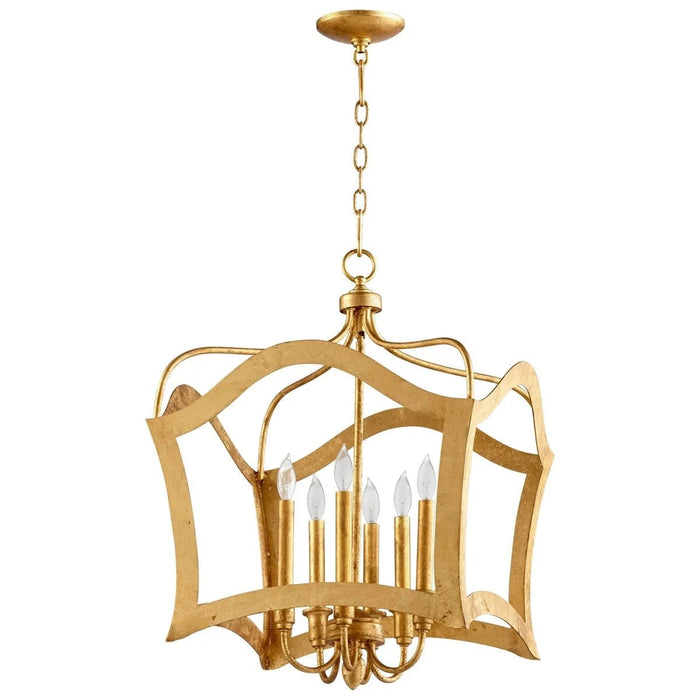 Cyan Design Milan Pendant - 6-Light | Gold Leaf - Medium 06584