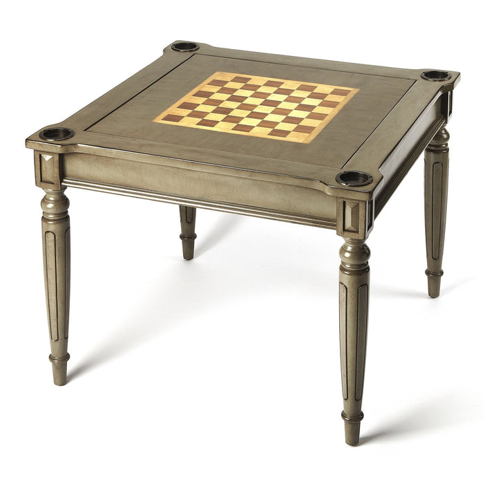 Butler Specialty Company Vincent Silver Multi-Game Card Table, Gray 837148