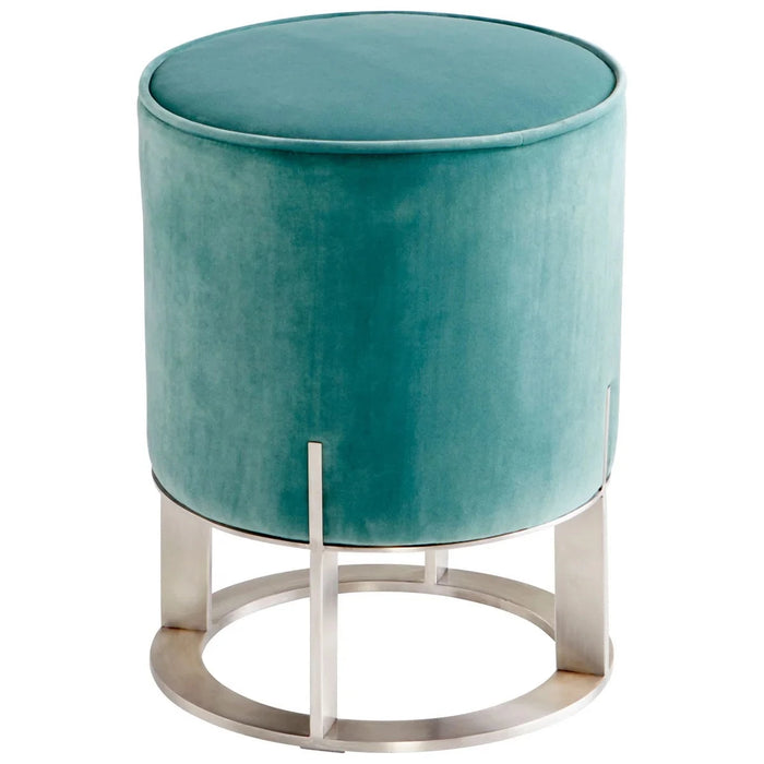 Cyan Design Danato Ottoman | Brushed Stainless Steel 09594