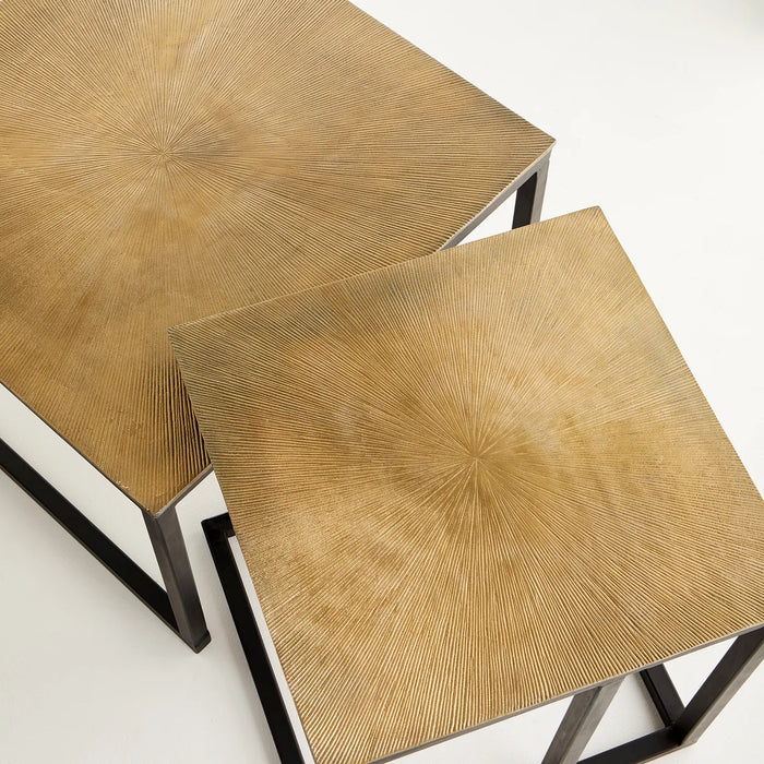 Cyan Design Arca Nesting Tables | Black And Brass 09712