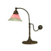 Meyda 19"H Counter Balance Pink and Green Accent Lamp