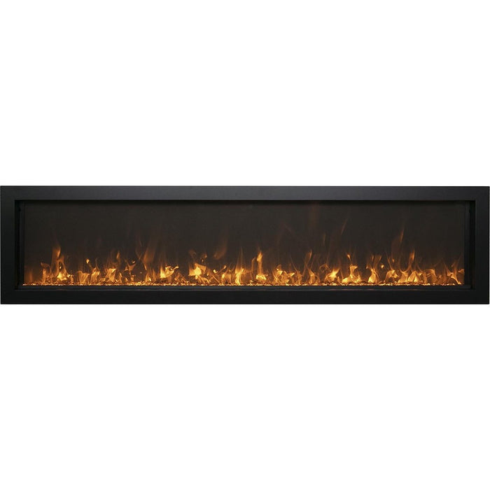 Amantii Extra Slim Indoor or Outdoor Built-In Electric Fireplace