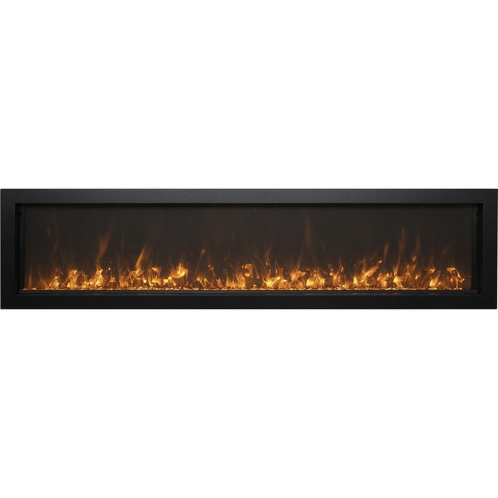 Amantii Extra Slim Indoor or Outdoor Built-In Electric Fireplace