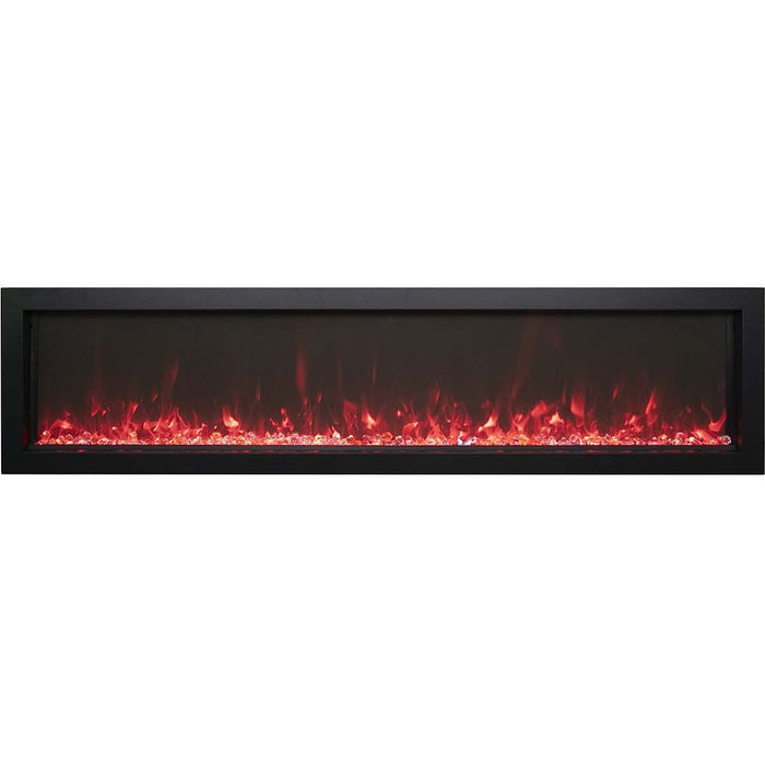 Amantii Extra Slim Indoor or Outdoor Built-In Electric Fireplace