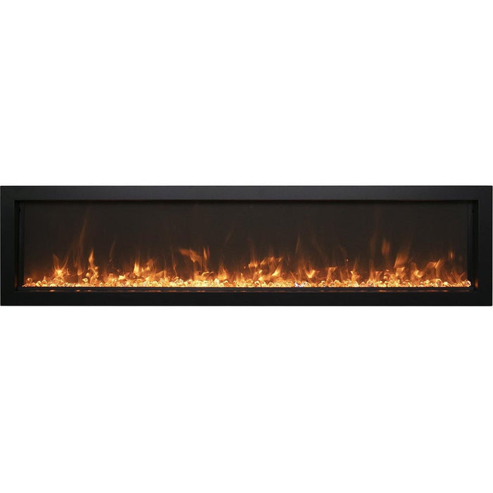 Amantii Extra Slim Indoor or Outdoor Built-In Electric Fireplace