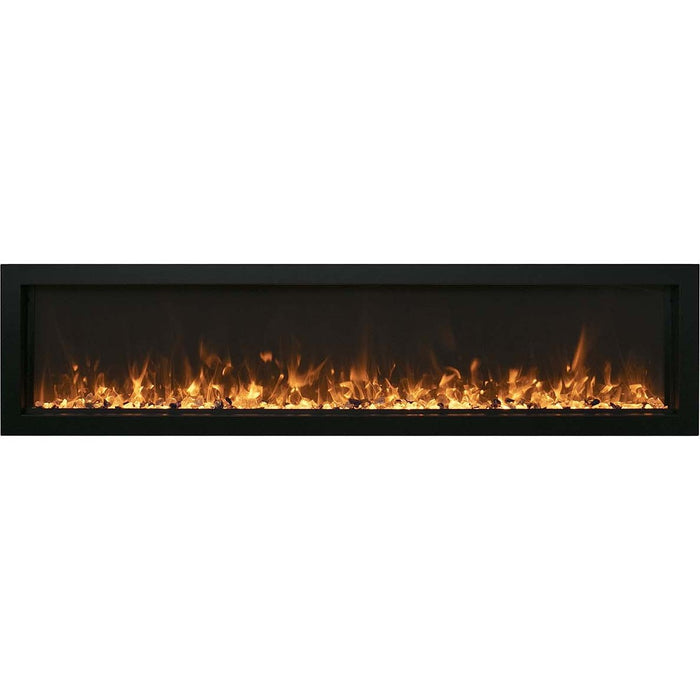 Amantii Extra Slim Indoor or Outdoor Built-In Electric Fireplace