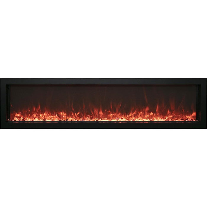 Amantii Extra Slim Indoor or Outdoor Built-In Electric Fireplace