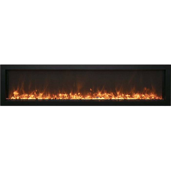 Amantii Extra Slim Indoor or Outdoor Built-In Electric Fireplace