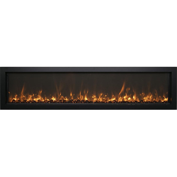 Amantii Extra Slim Indoor or Outdoor Built-In Electric Fireplace