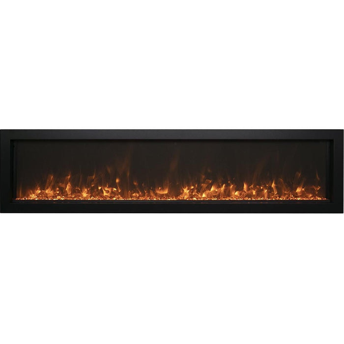 Amantii Extra Slim Indoor or Outdoor Built-In Electric Fireplace