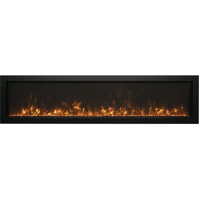 Amantii Extra Slim Indoor or Outdoor Built-In Electric Fireplace