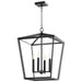 Cyan Design Hyperion Chandelier - 4-Light | Black - Large 10375