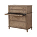 Alpine Furniture Potter 4 Drawer Multifunction Chest w/Pull Out Tray, French Truffle 1055-05