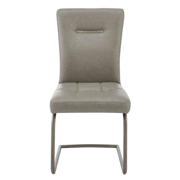 New Pacific Direct Mauricia PU Dining Side Chair, Set of 2 1060023-216
