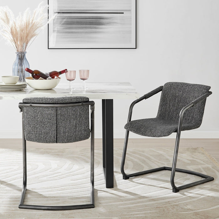 New Pacific Direct Indy Fabric Dining Side Chair, Set of 2 1060029-219