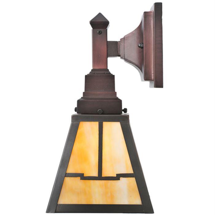 Meyda 8.75" Wide Valley View Mission Wall Sconce