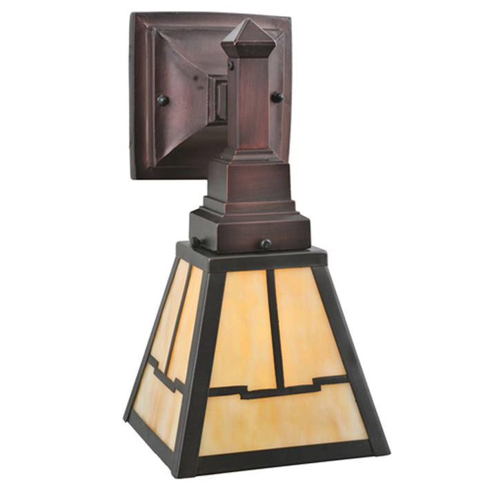 Meyda 8.75" Wide Valley View Mission Wall Sconce