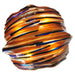 Meyda 28"W Oceano Fused Glass Multi-color Inverted Pendant