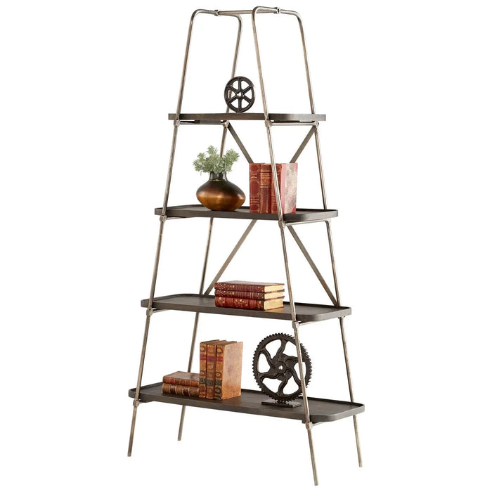 Cyan Design Fortress Etagere | Raw Iron And Grey 10773