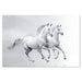 Bellini Modern Living Acrylic picture of 2 White horses running 60 x 40 108231941-40