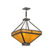 Meyda 18"Sq Whitewing Inverted Pendant