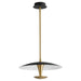 Cyan Design SPACELY 18" Pendant | Black & Aged Brass 11392