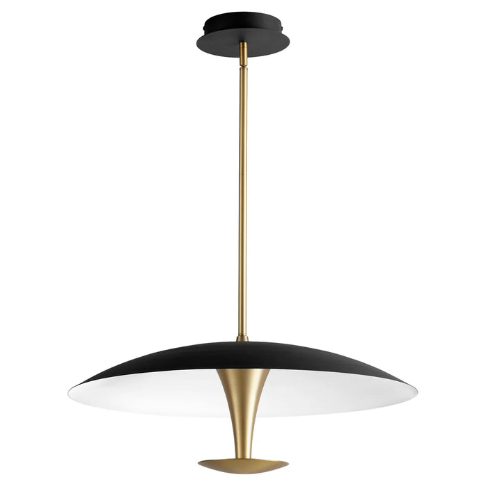 Cyan Design SPACELY 26" Pendant | Black & Aged Brass 11393