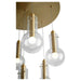 Cyan Design PRIMO Pendant 7-Light | Aged Brass 11396