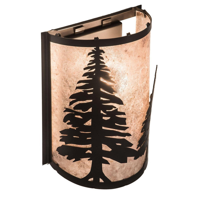 Meyda 8" Wide Tall Pines Wall Sconce