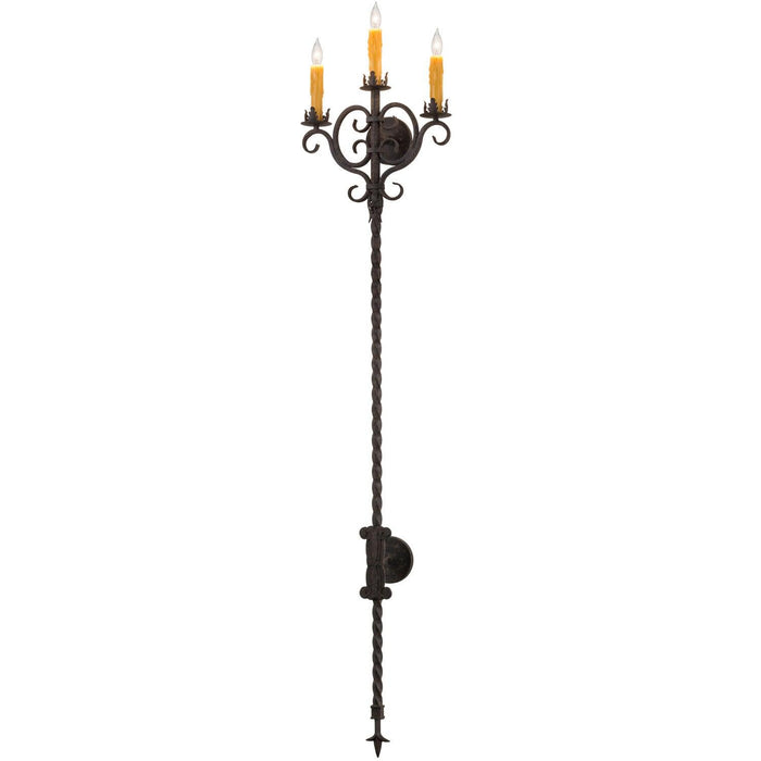 Meyda 16"W Palmira 3 LT Wall Sconce