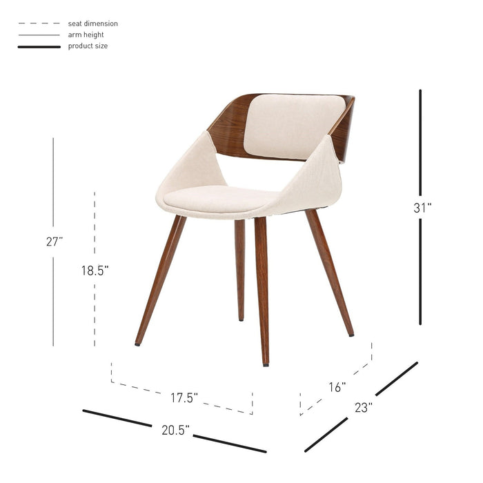 New Pacific Direct Cyprus Fabric Chair 1160003-290W